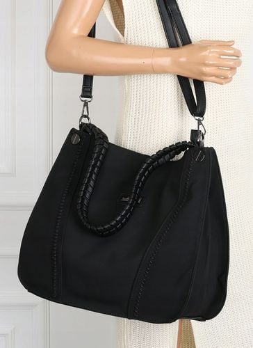 Torebka Damska Shopperka Worek Pojemna Modna Duża Torba CH7716 Czarna na Arena.pl