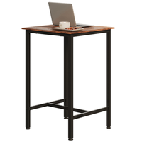 STÓŁ BAROWY KUCHENNY KWADRATOWY DO KUCHNI SALONU KAWOWY VINTAGE LOFT 90 CM