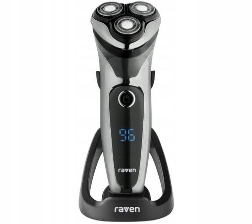 Golarka męska rotacyjna RAVEN EGM003SX LED 99min Trymer + stacja na Arena.pl