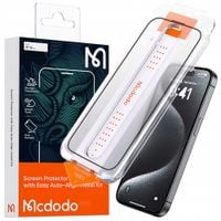 mcdodo ez paste szkło hartowane mocna szybka do etui do iphone 16