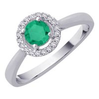 Złoty pierścionek PBD3857 - Diament