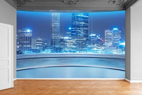 Fototapeta NA MIASTO NOCĄ 3D MOST 390x280 na Arena.pl