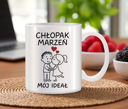 Kubek z nadrukiem prezent Dzień CHŁOPAKA dla kolegi urodziny różne wzory na Arena.pl