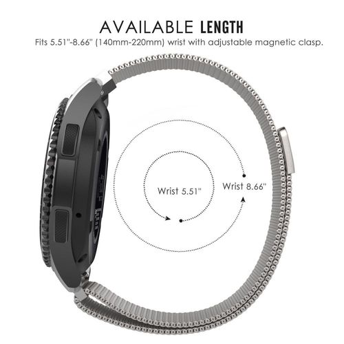TECH-PROTECT MILANESEBAND SAMSUNG GEAR S3 SILVER na Arena.pl