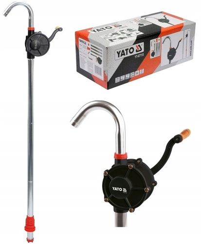 YATO POMPA POMPKA PALIWA OLEJU KORBĘ RĘCZNA BECZKI ALUM. 21L/min YT-07115 na Arena.pl