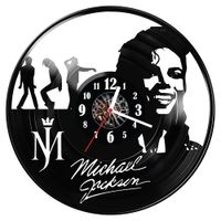 Zegar ścienny z płyty winylowej Michael Jackson 56.14