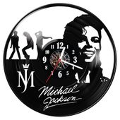 Zegar ścienny z płyty winylowej Michael Jackson 56.14