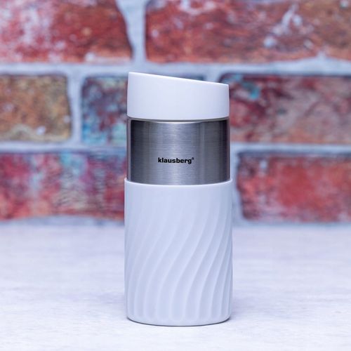 Kubek termiczny 300ml KLAUSBERG biały KB-7631 na Arena.pl