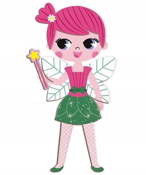 Magnetyczna Układanka Kostiumy Dziewczynka Magnetibook Janod 3+ + GRATIS zdjęcie 12