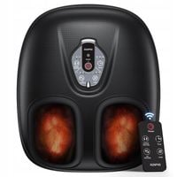 Masażer do stóp Renpho Shiatsu z podgrzewaniem i z pilotem czarny R-D003R-B