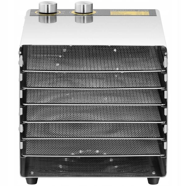 SUSZARKA DO ŻYWNOŚCI OWOCÓW DEHYDRATOR 500 W 6 TAC zdjęcie 3