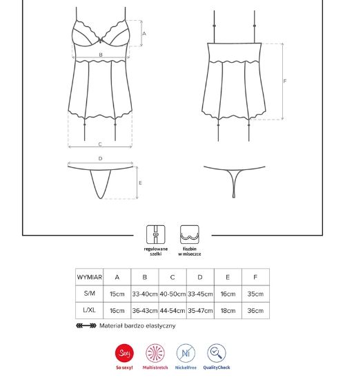 Kuszący czerwony gorset S/M zdjęcie 5