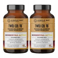 BERBERYNA 400mg ODCHUDZANIE METABOLIZM ZDROWA SKÓRA WĄTROBA JELITA 120 KAPS