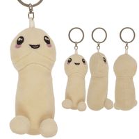 Brelok pluszowy uroczy Penis Plush Keychain zabawny gadżet śmieszny prezent