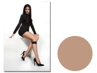 Podkolanówki kabaretki duże oczka Adrian Opal Uni