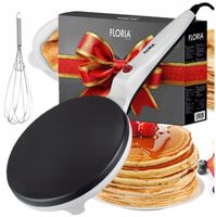 NALEŚNIKARKA ELEKTRYCZNA FLORIA BIAŁA 20CM 700W