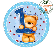 Opłatek na tort - na Roczek