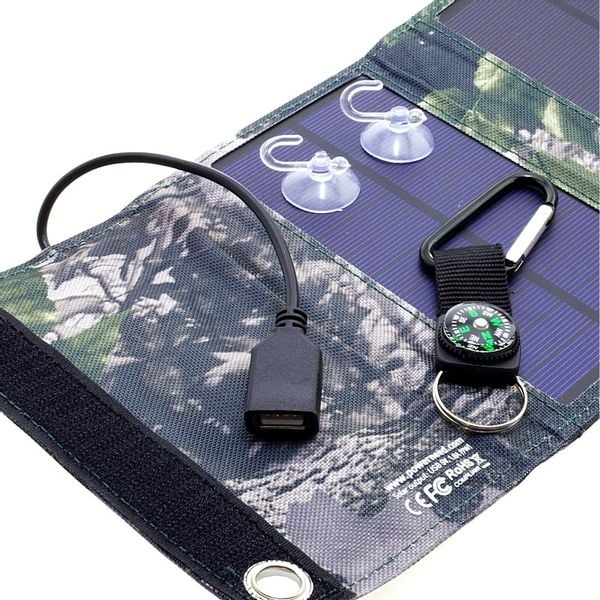 Panel solarny 9W, USB 5V, 1.8A, ES-6 zdjęcie 2