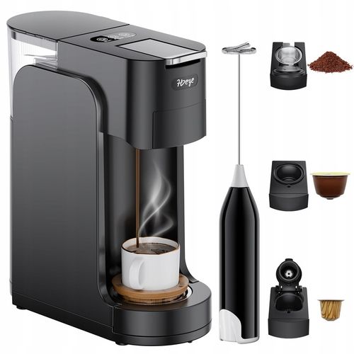 Ekspres kapsułkowy, ekspres wielokapsułkowy 3 w 1+ spieniacz do mleka na Arena.pl