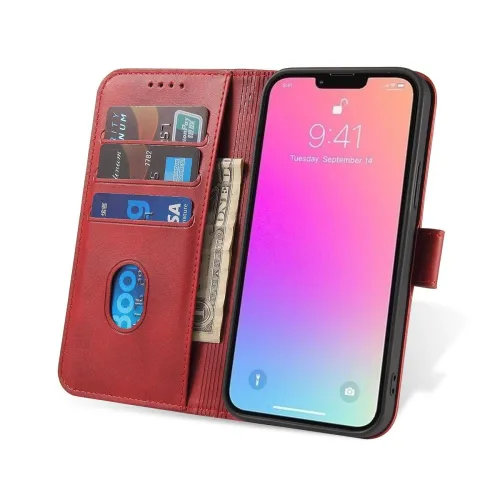 etui magnet case z klapką do samsung galaxy s25+ - czerwone na Arena.pl