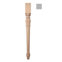 Noga Drewniana Empire do Stołów F990011 74 cm Kolor pokrycia - Buk, Długość / Wysokość - 74 cm, Materiał - Drewno