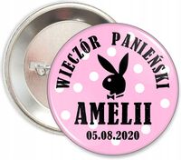 PRZYPINKI KOTYLIONY WIECZÓR PANIEŃSKI KAWALERSKI