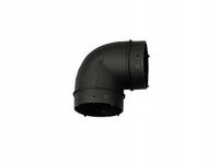 Kolanko czarne TRUMA BG 90' 65/72mm