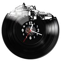 Zegar ścienny z płyty winylowej 1312.14