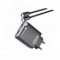 Szybka ładowarka 45W 2 porty z długim kablem 2m do Samsung Galaxy M35 5G