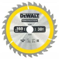 DeWALT TARCZA TNĄCA DO PILAREK RĘCZNYCH DO DREWNA 160mmx20mm 30T DT1932-QZ
