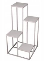 Nowoczesny Kwietnik Loft SREBRNY 069/K-12-4K-75S