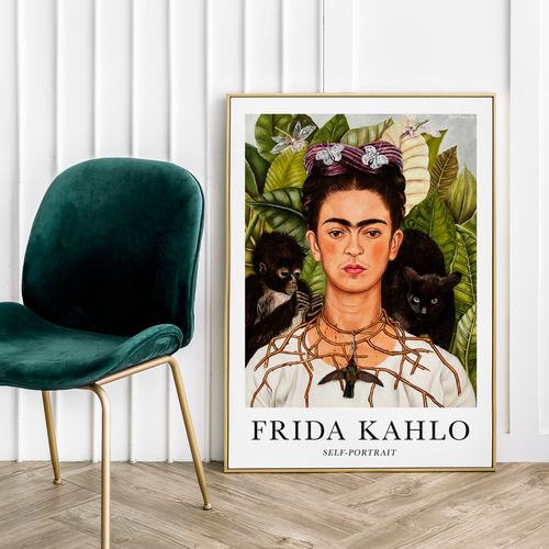 Plakat cyfrowy do wydruku Frida Kahlo na Arena.pl