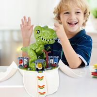 JAJKO DINOZAURA WYKLUWAJĄCY SIĘ JAJO DINOZAUR WYRZUTNIA TOR ZJAZDOWY 2W1