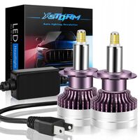 ŻARÓWKI XSTORM LED H7 160W 360° 25000LM MOCNE CAN