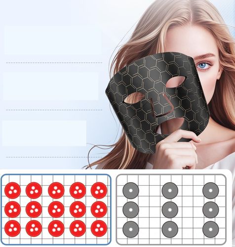 Maska do twarzy LED do terapii światłem KIMTAR na trądzik i zmarszczki na Arena.pl