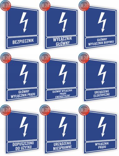 Tabliczka informacyjna Wyłącznik nadruk 20x15 cm dużo wzorów na Arena.pl