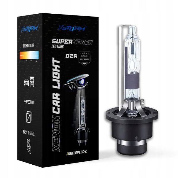 ŻARNIK XENON D2R PALNIK HID XSTORM 6000K XENON WHITE ZIMNA BIEL zdjęcie 1