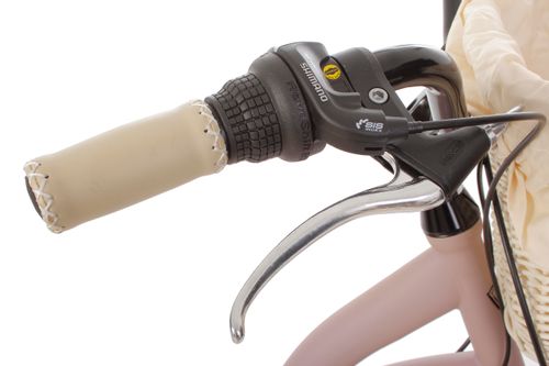 Damski rower miejski Goetze 28 mood 7b + kosz / Lilla Cream na Arena.pl