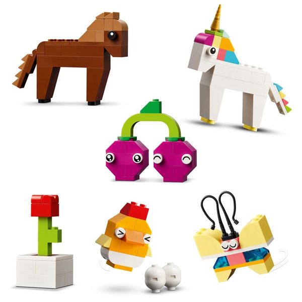 DUŻY ZESTAW PUDEŁKO klocków LEGO CLASSIC DLA DZIECI KREATYWNYCH 850el zdjęcie 4