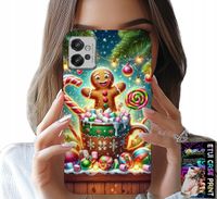 ETUI DO MOTOROLA G32 - PIERNIK PIERNIKI ŚWIĄTECZNE WZORY +FOLIA
