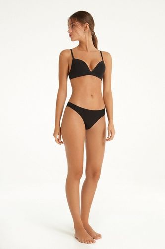 5x GŁADKIE STRINGI BEZSZWOWE BAWEŁNIANE MAJTKI M/L na Arena.pl