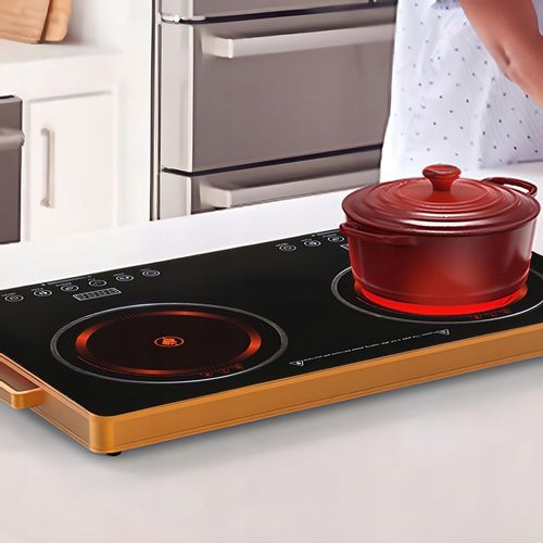 KUCHENKA PŁYTA GRZEWCZA PODWÓJNA DWUPALNIKOWA PRZENOŚNA 4000W ELEKTRYCZNA na Arena.pl