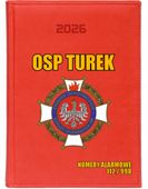 KALENDARZ A5 2026 DZIENNY książkowy z twoim nadrukiem uv strażacki dla osp