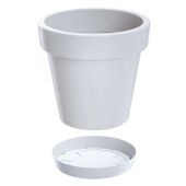 Doniczka z podstawką Śred 40 cm Biały DLOF400