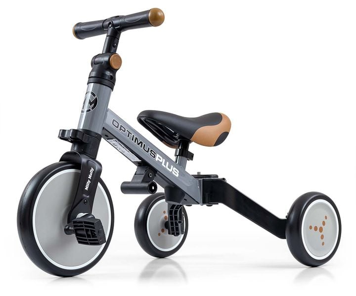 MILLY MALLY Rowerek 4w1 OPTIMUS Plus grey zdjęcie 2