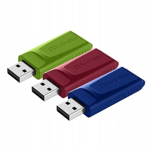 Pendrive Verbatim 16GB Store 'n' Go Slider USB 2.0 (3-pack) na Arena.pl