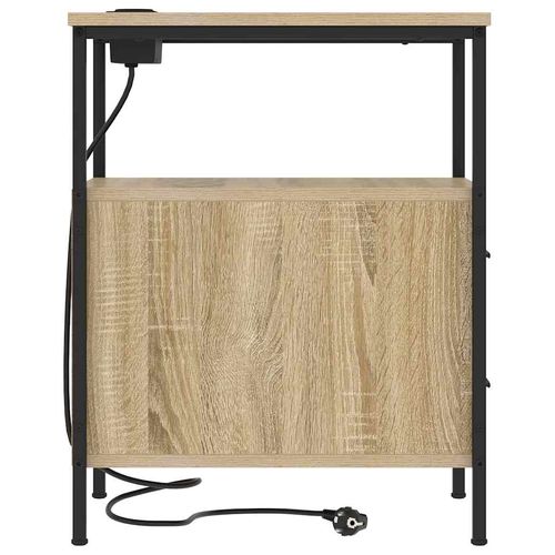 Szafka Nocna dąb sonoma 30 x 48 x 61 cm Materiał drewnopochodny na Arena.pl