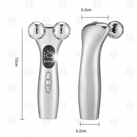 Masażer twarzy roller 4D EMS Wibracja lifting twarzy szyi ciała kulkowy 3w1