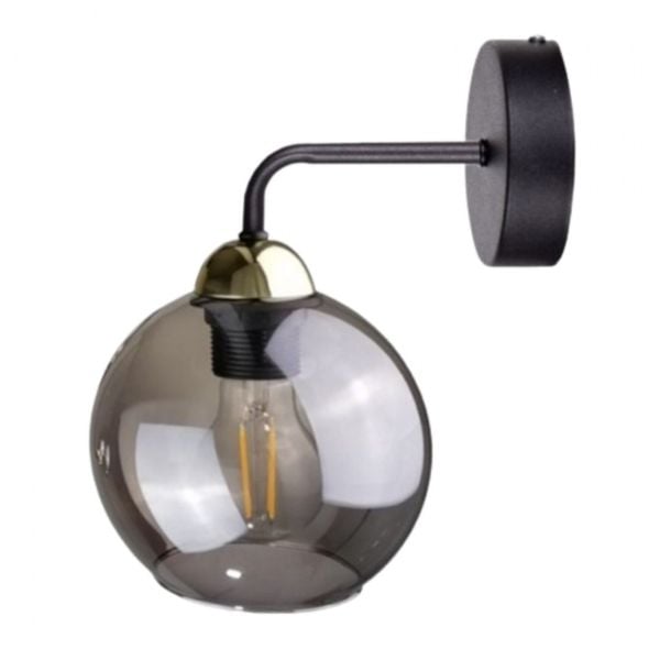 Kinkiet 1xE27 COSMO BLACK/GOLD zdjęcie 2