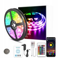 Taśma LED 6M RGB 5050 WiFi PILOT APLIKACJA TUYA